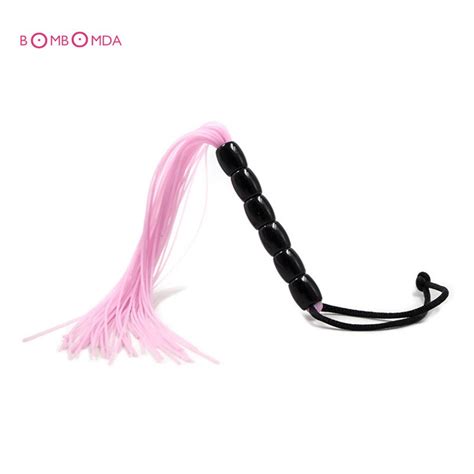 Three Colors Pu Leather Latex With Attaching Handles Flogging Paddle