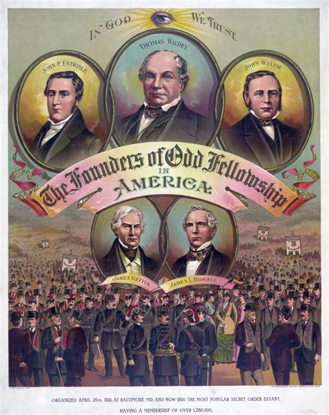 History Of American Odd Fellowship Independent Order Of Odd Fellows