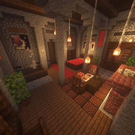I thank pylo for creating the mc creator, and nova skin for helping me with textures. Medieval Castle Interior Design! : Minecraftbuilds in 2020 ...