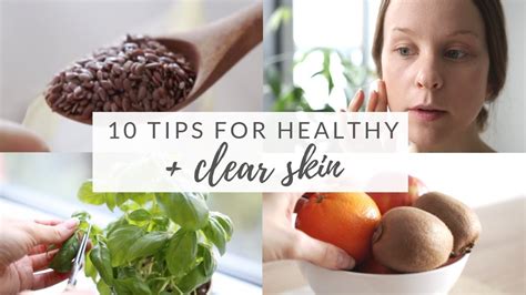 Tips For A Healthy Clear Complexion