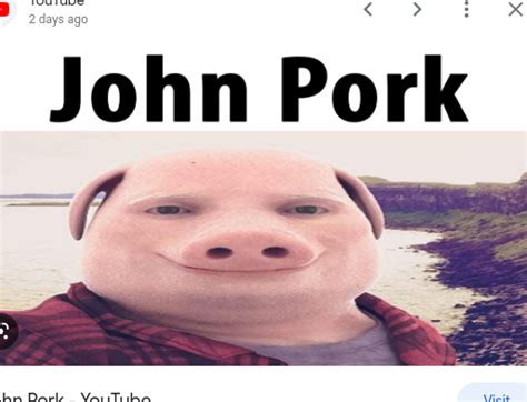 John Pork Is Calling By Jmancurly Sound Effect Meme Button Tuna