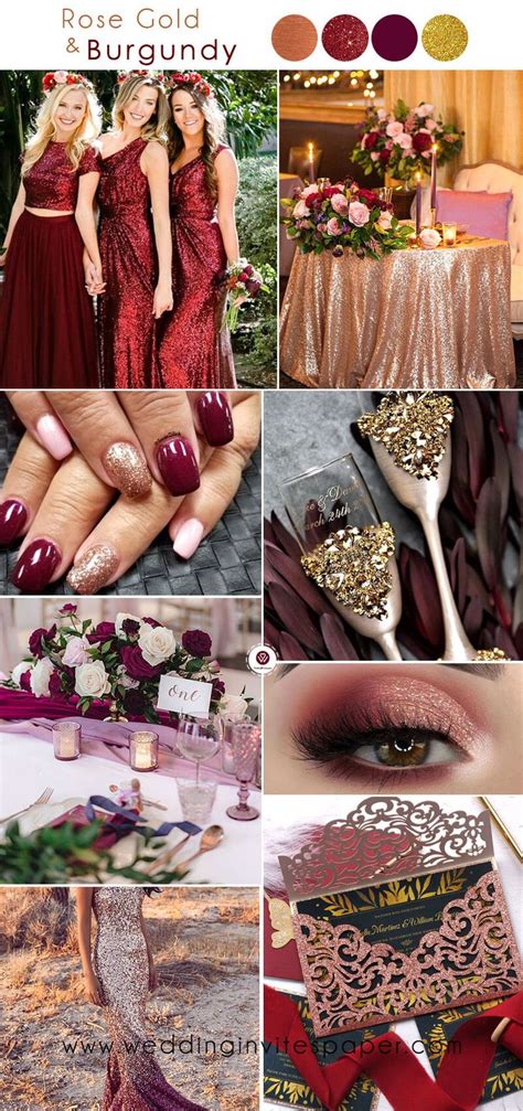 Amazing Rose Gold Wedding Color Ideas To Steal In Gold And