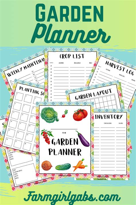Free Printable Garden Planner In 2020 Garden Planner Free Garden
