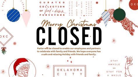 Closed Christmas Eve Parlor Okc Oklahoma Citys Finest Food Hall