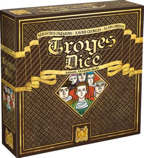 Each player rolls the dice to which he is entitled: Troyes Dice - La Caverne du Gobelin