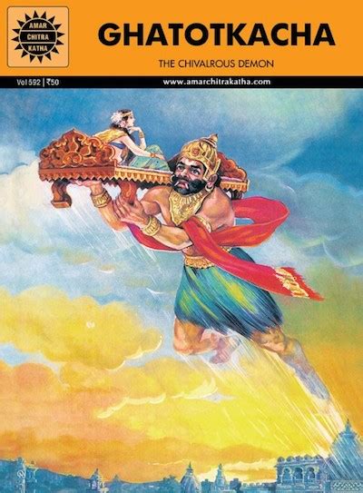 Indian Epics Amar Chitra Katha Guide Ghatotkacha