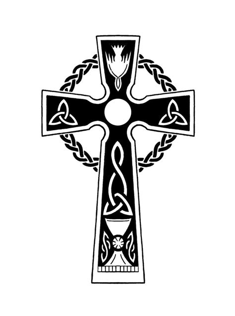 Celtic Cross With Tribal Influences - ClipArt Best ...