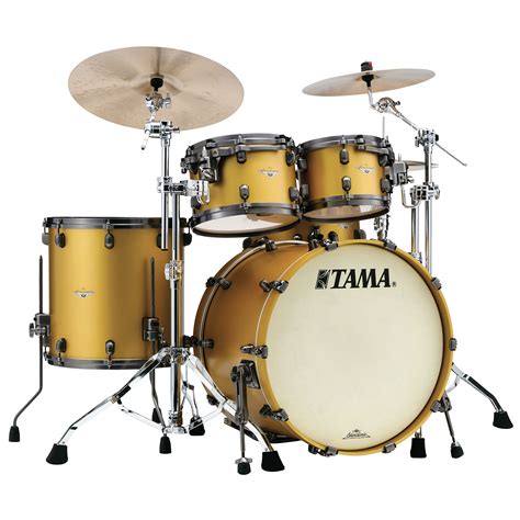 Tama Starclassic Maple 22 Satin Aztec Gold Metallic Drum Kit