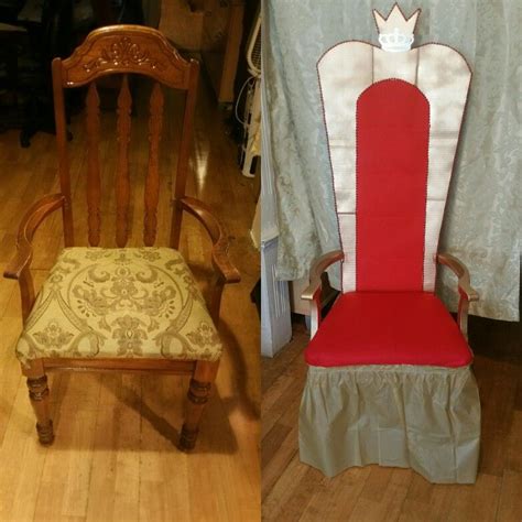 Transform A Regular Chair Into A Throne Chair Easy Ward Christmas Party Christmas Program