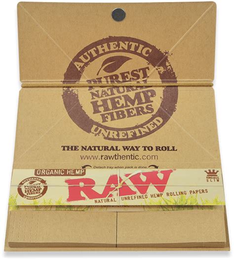 Raw Organic Hemp Papers Rawthentic Raw Rolling Papers Official
