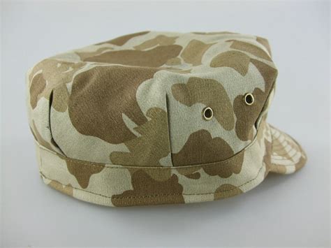 Wwii Usmc Camo Hbt Utility Cap Ega Brown Hikishop