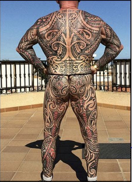 61 Year Old Bodybuilder Covered His Entire Body Up In Tattoos Small Joys