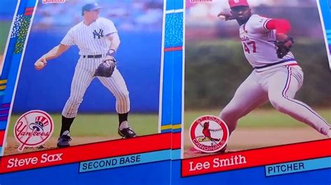 The base set is where veterans and rookies collide. Great 90 Leaf/91 Donruss Baseball Cards (Part-2) - YouTube