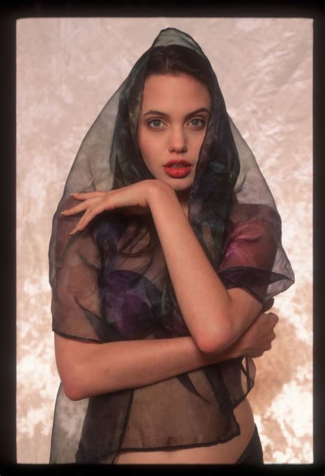 Angelina Jolies Famous Childhood Modeling Shoot In 1991