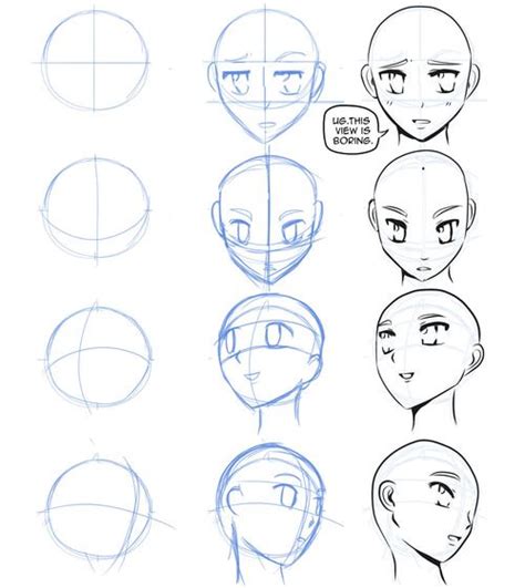 How To Draw Manga Faces Tumblr Anime Character Drawing Drawing