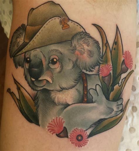 The pe'a is frequently spotted on samoan natives, since a lot of people obtain. ANZAC koala tattoo - Eddy Lou (NSW) | Koala tattoo ...