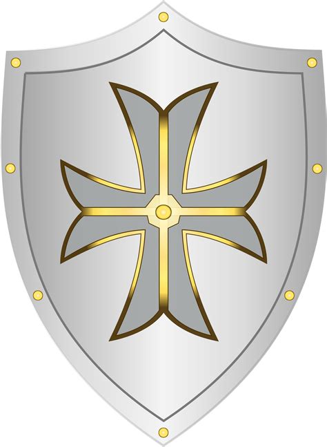 Clipart Remix Of Classic Medieval Shield