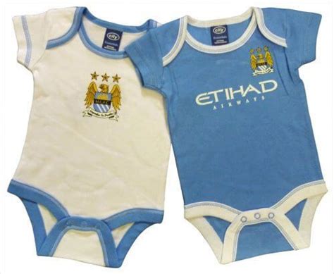 Manchester City Baby Boys Bodysuits Soccer Box