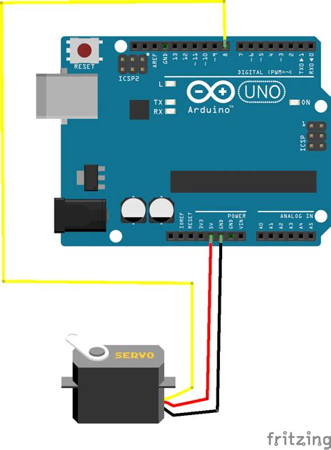 Arduino And Servo Motor Connection Diagram Arduino Board Male To Male