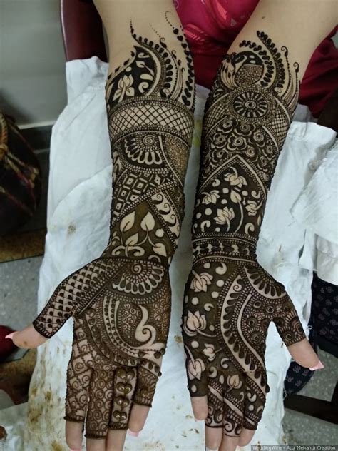 12 Dulhan Mehndi Design For Hands And Legs To Complete