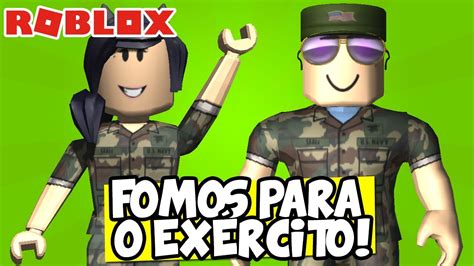 Fomos Para O ExÉrcito Roblox Army Training Obby Youtube