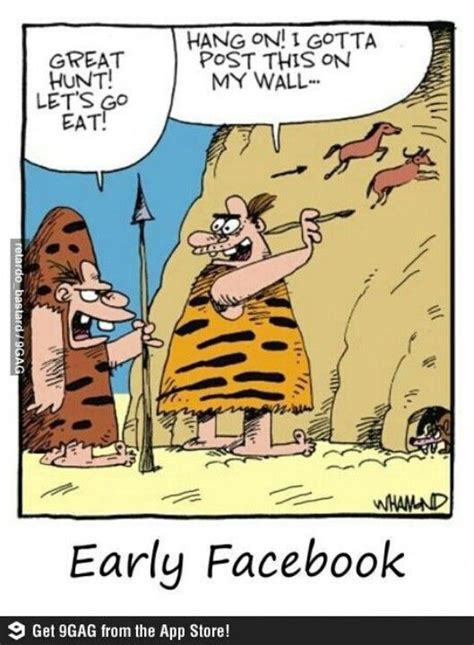 Caveman Funny Cartoons Jokes Funny Cartoons Social Media Humor