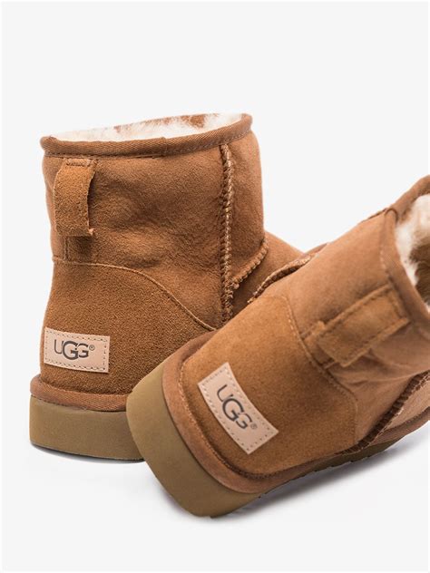 Ugg Brown Classic Mini Ii Shearling Ankle Boots Browns