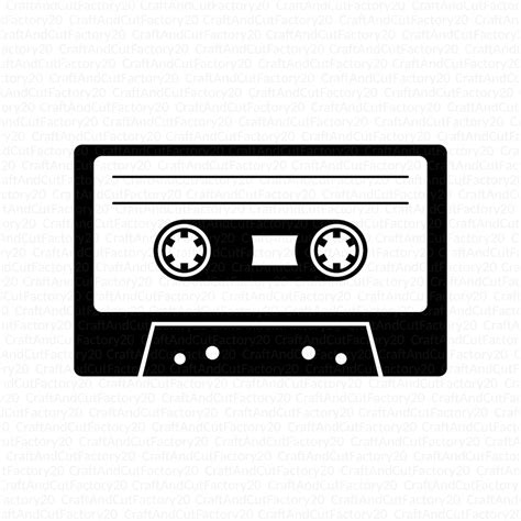 Music Cassette Tape Svg Disco Cutting File Vintage Cassette Etsy