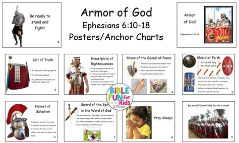 Armor Of God Vbs Classroom Aids Bible Fun For Kids