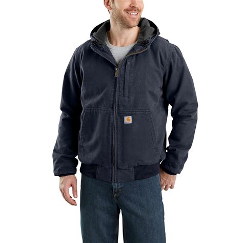 Full Swing® Loose Fit Washed Duck Fleece Lined Active Jac 2 Warmer Rating Carhartt Reworked