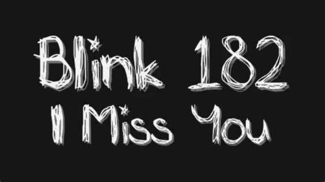 I Miss You Blink 182 Gnash Lyrics Youtube