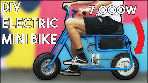 How To Build A Diy Electric Mini Bike V W Insane E Bike Youtube