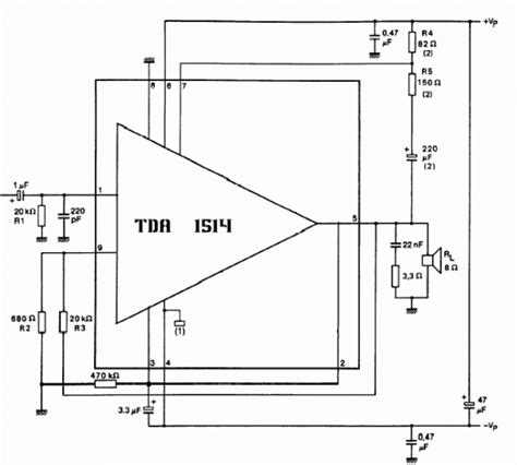 Hi Fi Audio Amplifier Using TDA Electronic Circuit