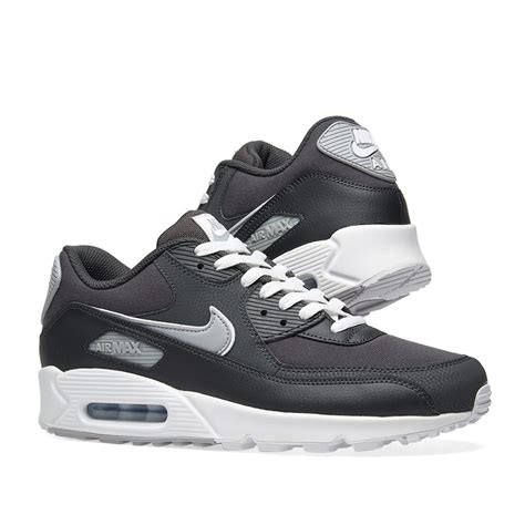 Nike Mens Air Max 90 Essential Running Shoes Wolf Gray
