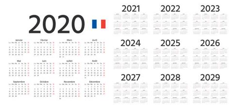 Planifica tus actividades del mes con este calendario mes a mes año 2021. 2020 2029 Vectoriels et illustrations libres de droits ...