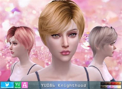 A wide variety of hair styles cuts options are available to you, such as use, key selling points, and applicable industries. YU086 Knighthood hair F (PAY) at Newsea Sims 4 (With images) | Hair styles, Sims 4, Sims