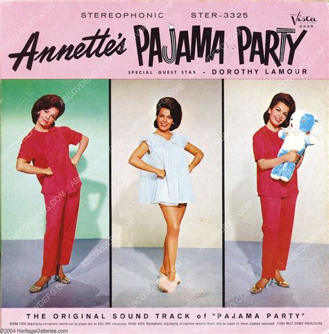 Annette Funicello Stereophonic Pajama Party 8b20 13066 Abcdvdvideo