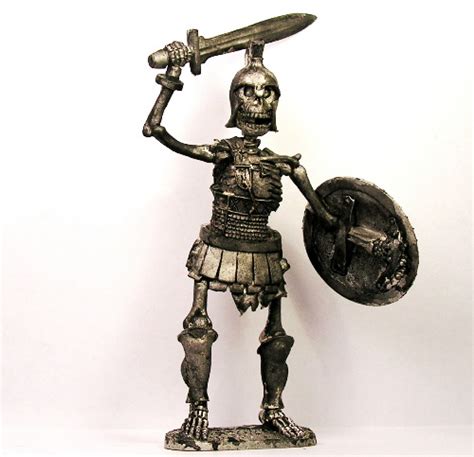 Skeletal Titan With Sword And Shield
