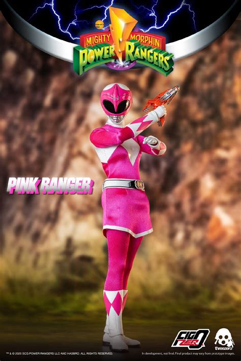 pink ranger threezero mighty morphin power rangers 1 6th scale collectible figures