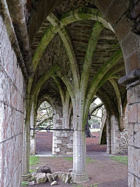 Photographs Of Margam Abbey Neath Port Talbot Wales Vaulted Ceiling