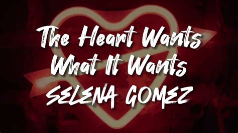 Selena Gomez The Heart Wants What It Wants Cover Lyrics Youtube