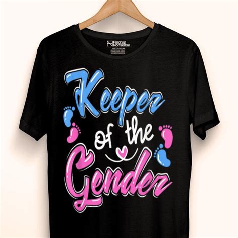 $17.99 get fast, free shipping with amazon prime & free returns. Keeper Of The Gender Reveal Announcement shirt