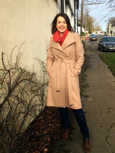 Longline winter coat with classic ted rose gold detailing. Loved by Lizzi: One Ted Baker Camel Coat - Four Ways To ...