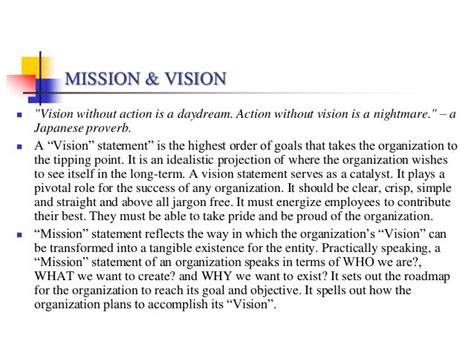 Vision Statement Examples Alisen Berde