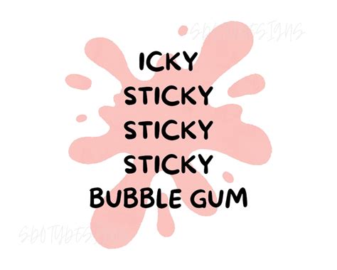 Ms Rachel Png Mrs Rachel Icky Sticky Bubblegum Png Sublimation