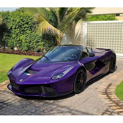 Ferrari Laferrari Purple Dubai I 808 Calsito Models
