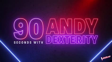 the blind auditions 90 seconds with andy dexterity [the voice australia 2020] youtube