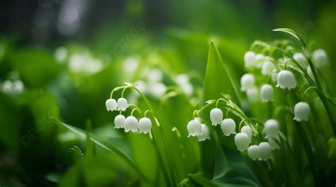 Lily Of The Valley Flower Hd Background Beautiful Lily Of The Valley