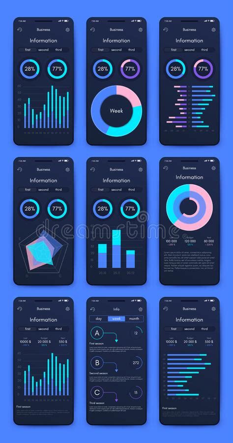 Vector Graphics Infographics With Mobile Phone Template For Creating