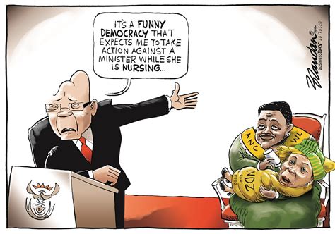 Jacob zuma laughing by sakhile.gcabashe. CARTOON: Dlamini nurses Zuma's baby
